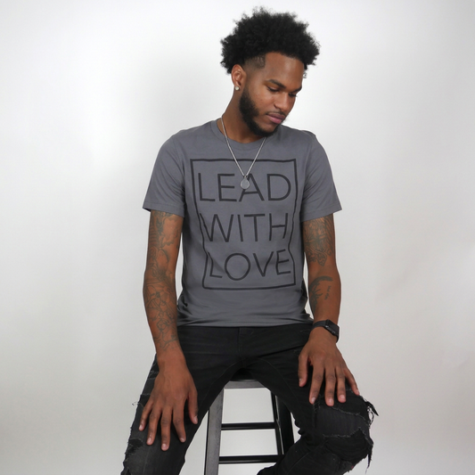 The Leader Tee - Charcoal