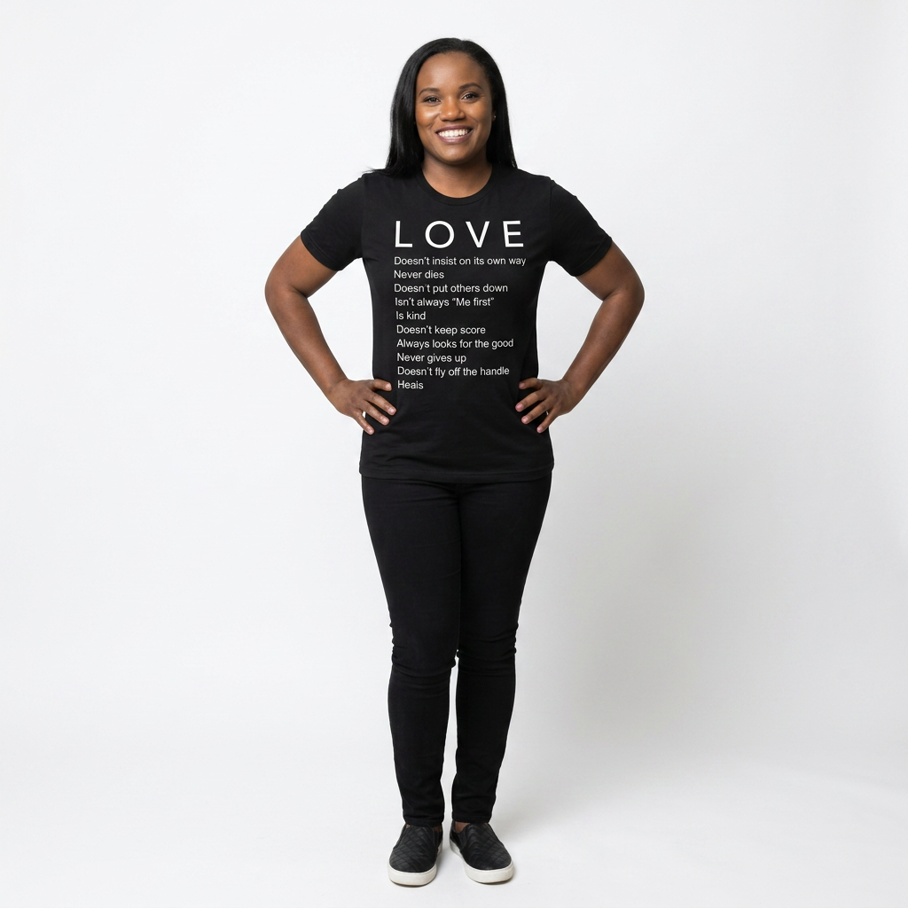 The Love Statement Tee - Black