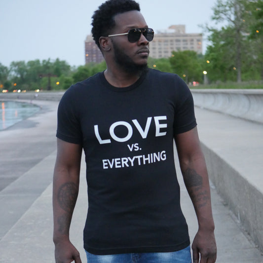Love VS Everything Tee - Black