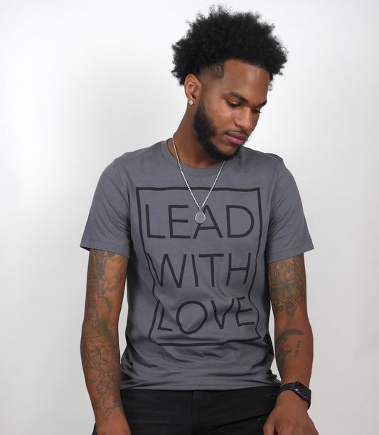 The Leader Tee - Charcoal
