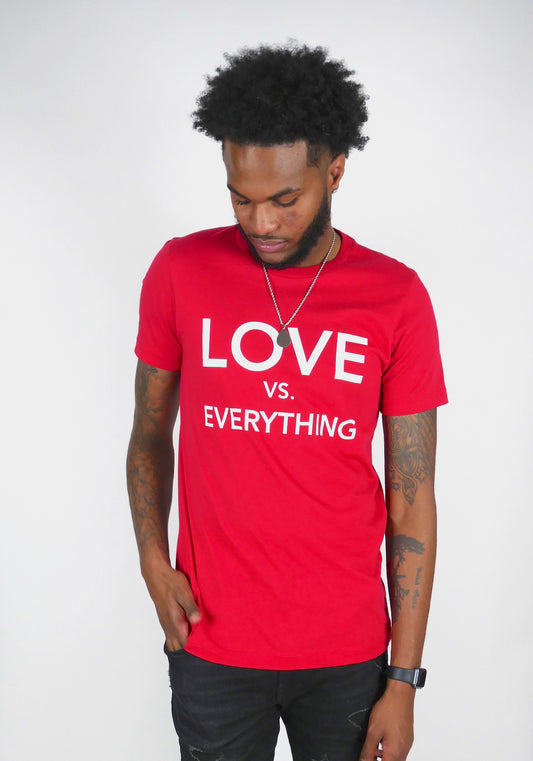 The Love VS Everything Tee - Red
