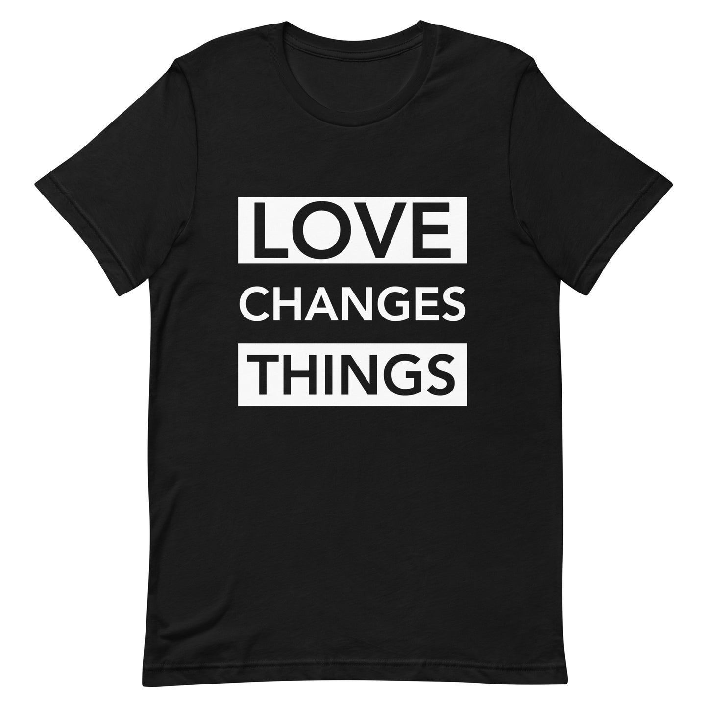 Love Changes Things Signature Tee - Black