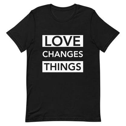 Love Changes Things Signature Tee - Black