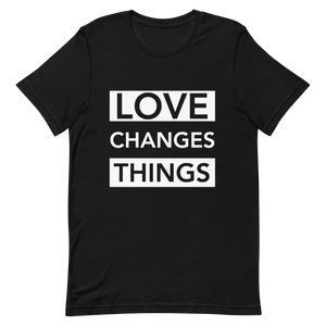 Love Changes Things Signature Tee - Black