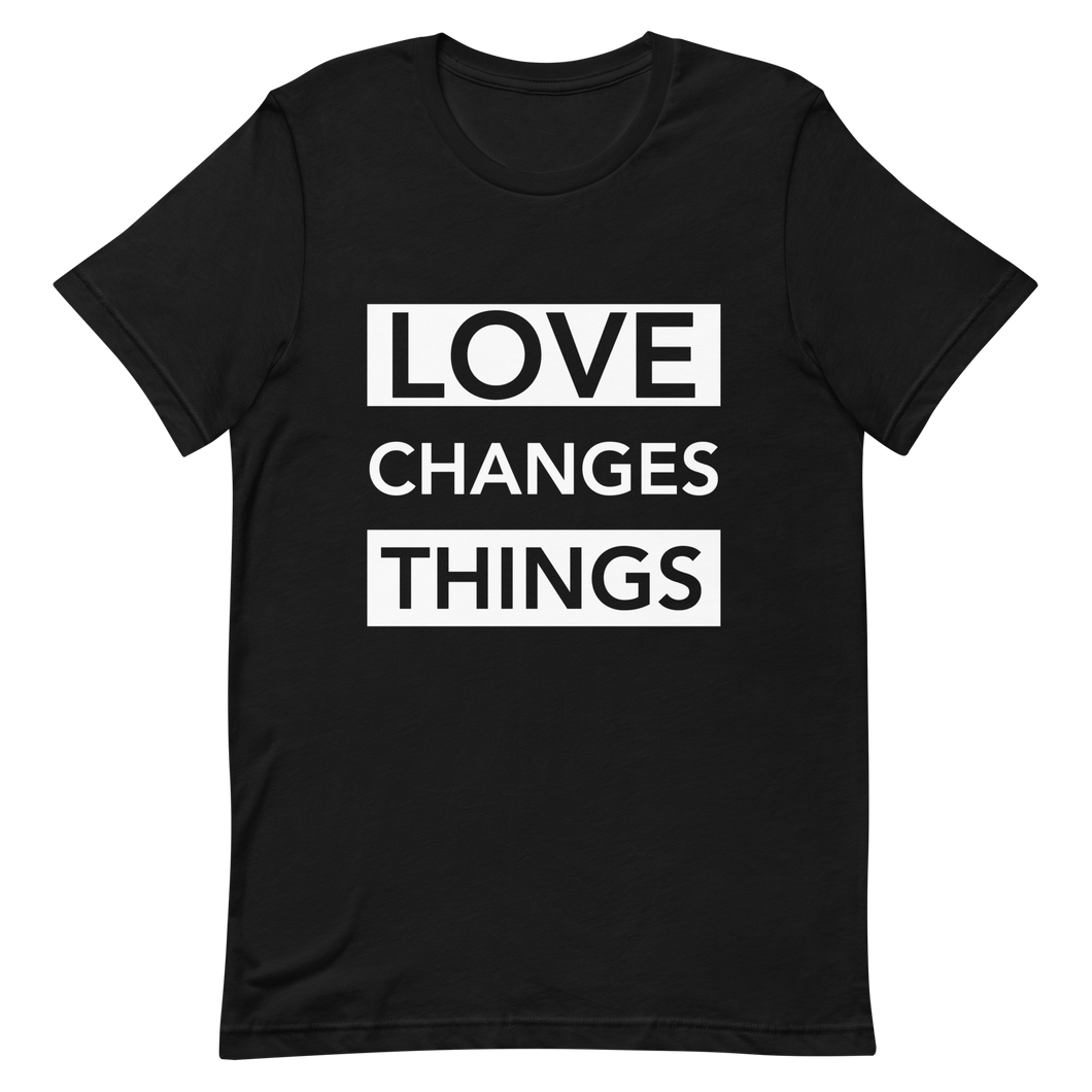 Love Changes Things Signature Tee - Black