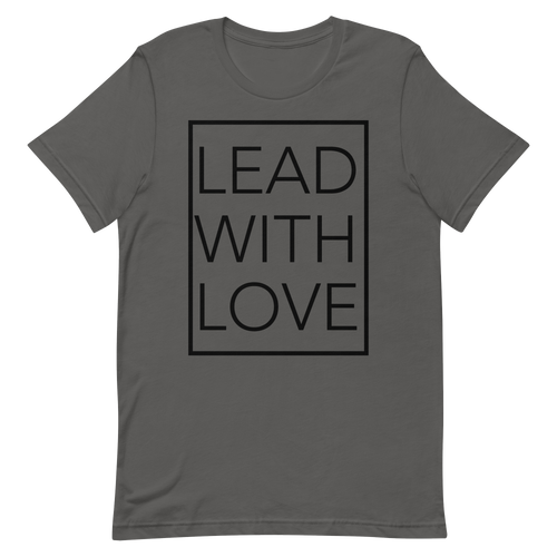 Lead With Love Tee - Charcoal