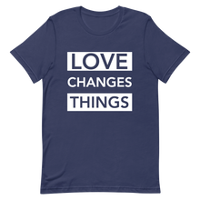Load image into Gallery viewer, Love Changes Things Signature Tee - Navy Blue