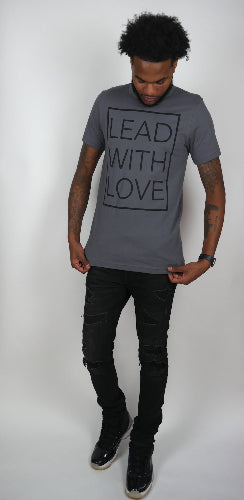 The Leader Tee - Charcoal