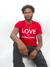 Load image into Gallery viewer, Love VS Everything Tee - Red