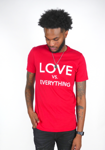 Love VS Everything Tee - Red