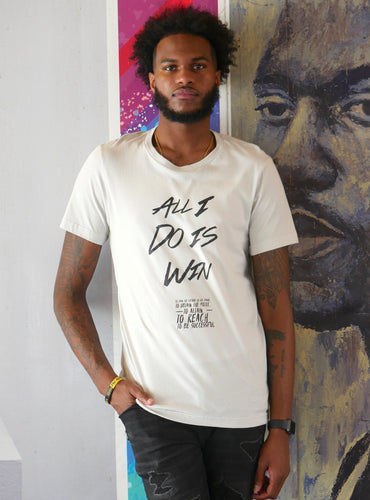 All I Do Is Win UNISEX Tee - Silver
