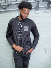 Load image into Gallery viewer, Love Changes Things Unisex Bomber - Black